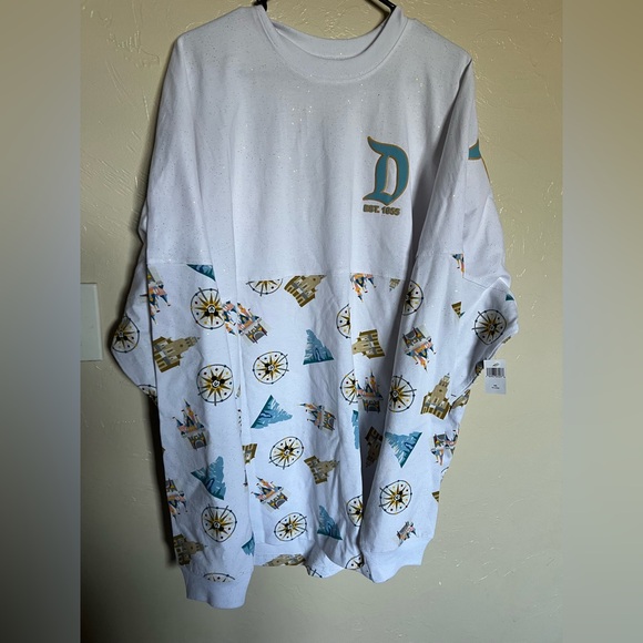 Disney Parks Resort Icons Gold Pixie Dust Spirit Jersey 2XL - Picture 2 of 7